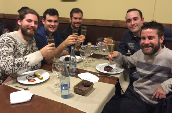 The MarsBased team during Christmas Dinner 2014 The MarsBased team during Christmas Dinner 2014